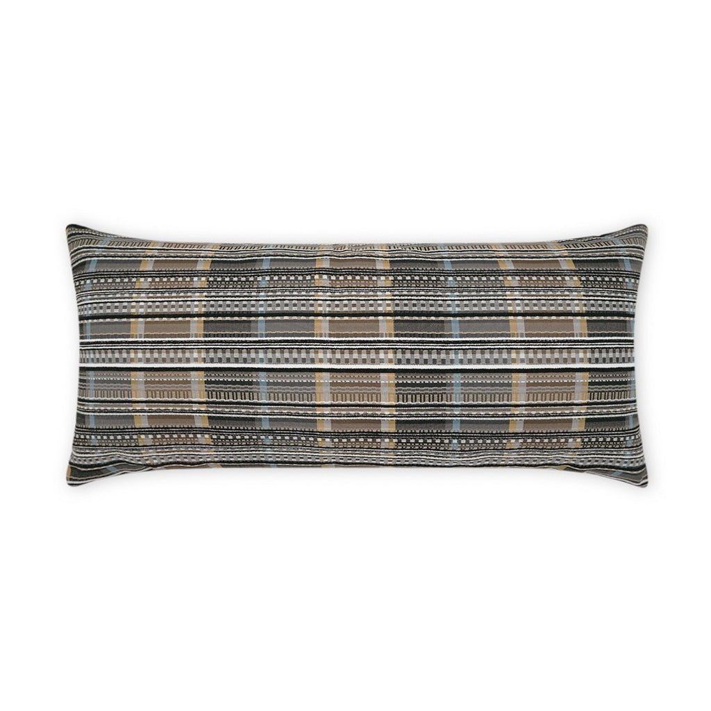 Conch Lumbar Outdoor Throw Pillow - Zinc | DV KAP