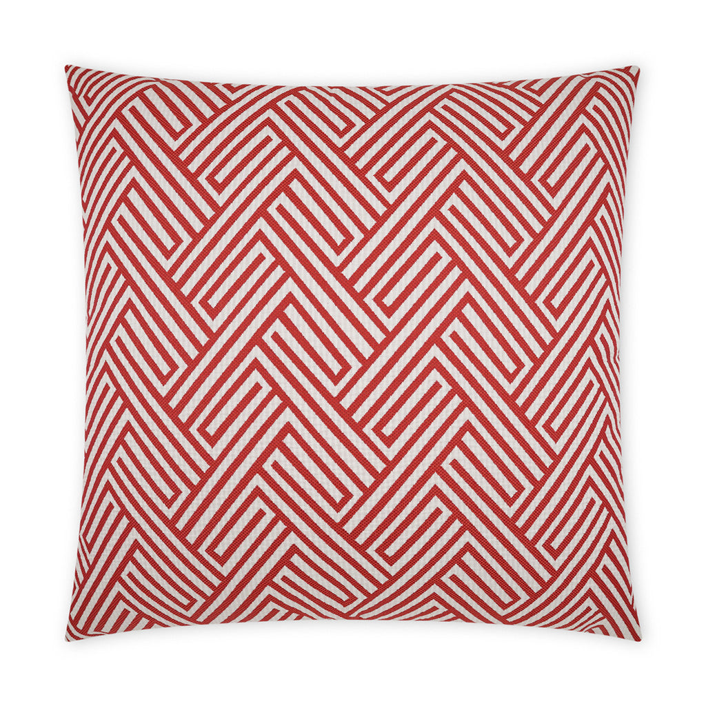 Mandros Outdoor Throw Pillow - Coral | DV KAP