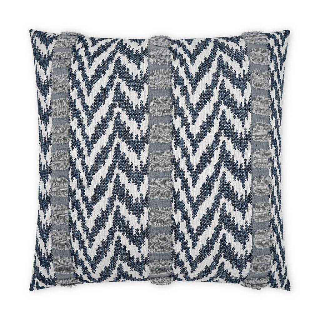 Indiana Outdoor Throw Pillow - Indigo | DV KAP