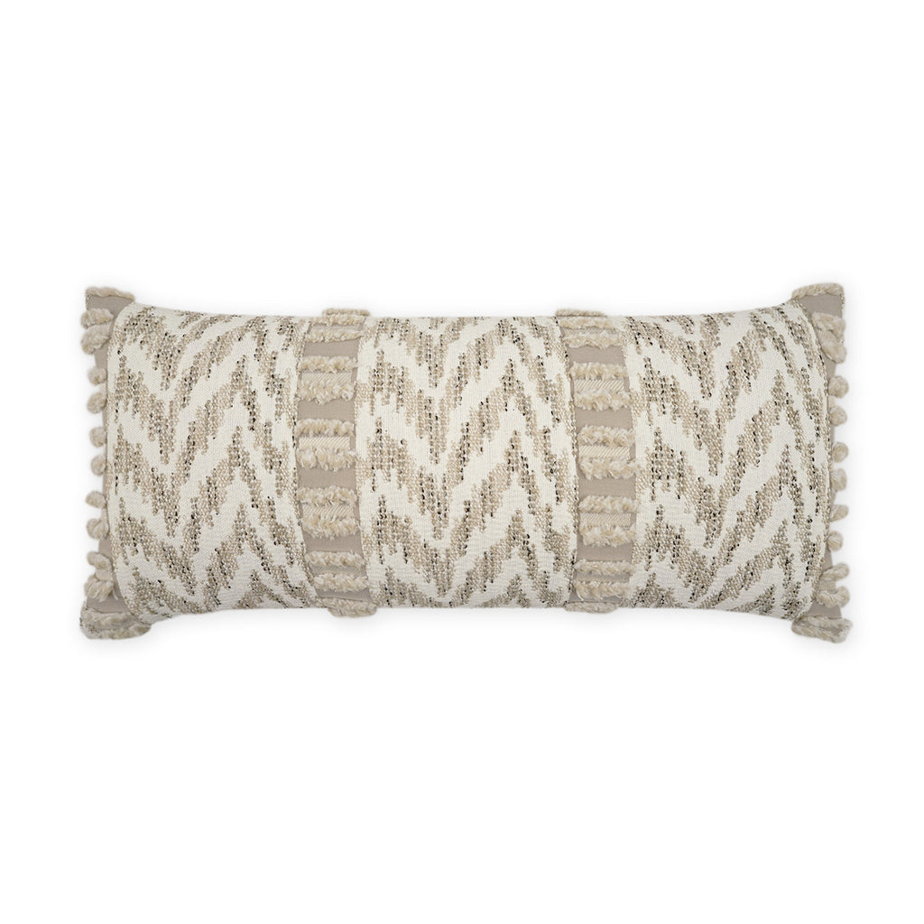 Indiana Lumbar Outdoor Throw Pillow - Linen | DV KAP