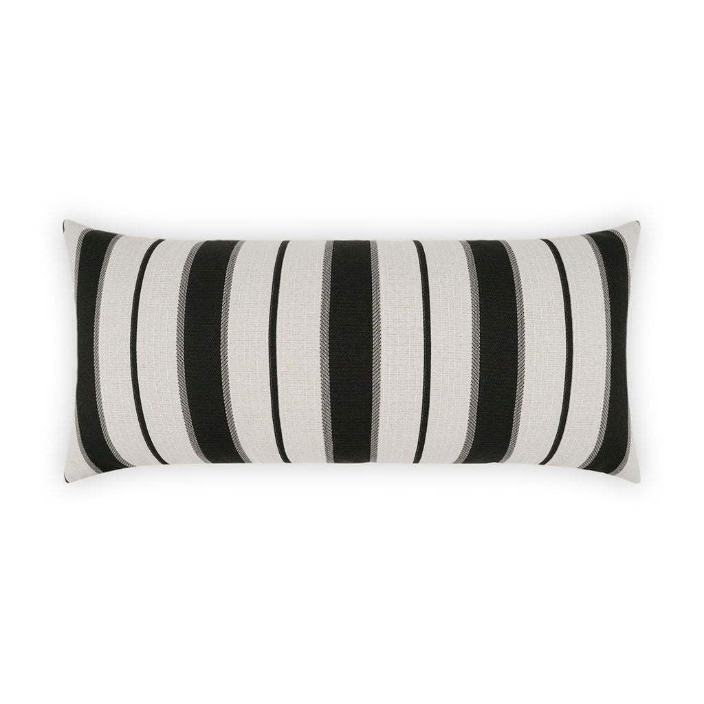 Paruani Lumbar Outdoor Throw Pillow - Ebony | DV KAP