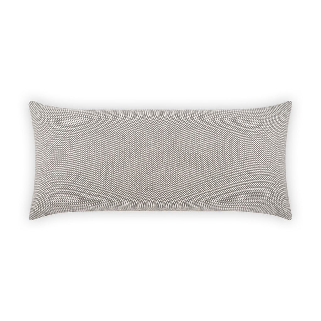 Pyke Lumbar Outdoor Throw Pillow - Ash | DV KAP