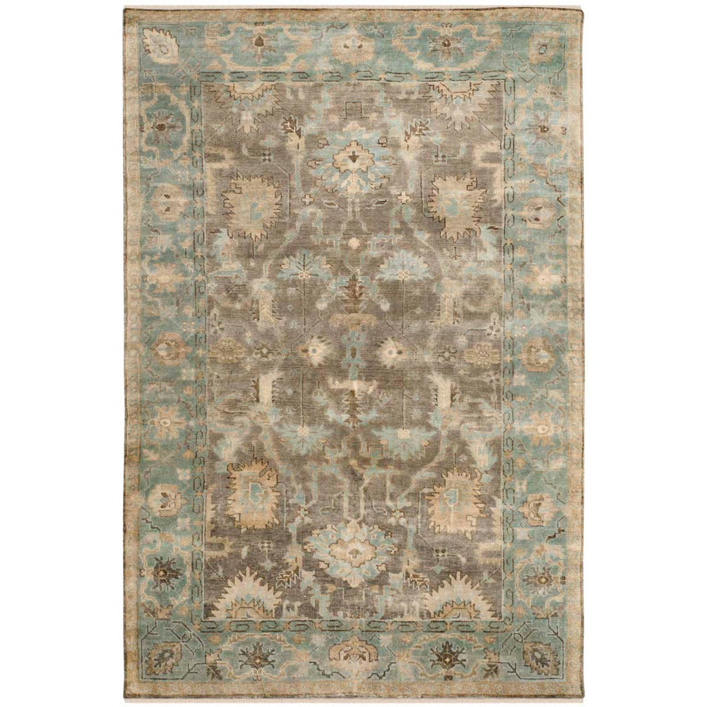Oushak 562 Rug | Safavieh - OSH562A - Brown / Blue