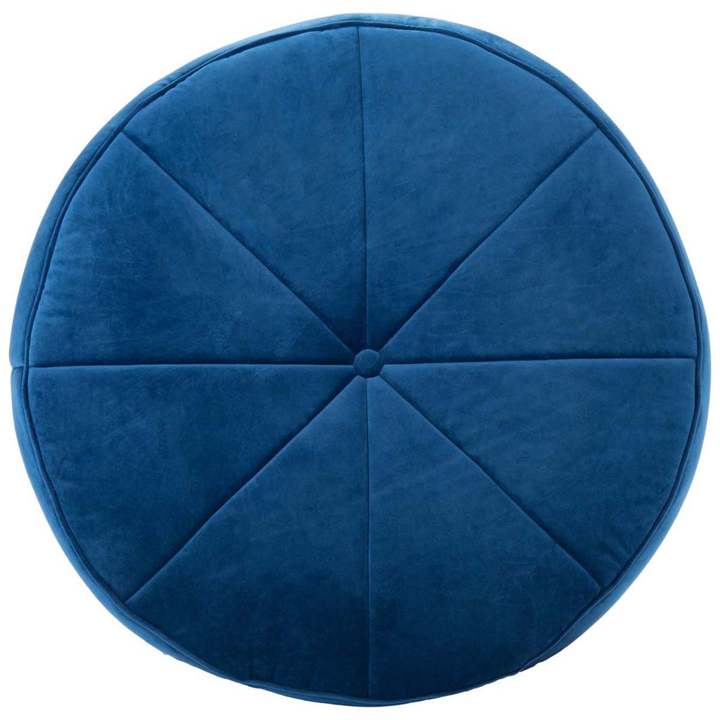 Safavieh Amais Round Ottoman - Navy