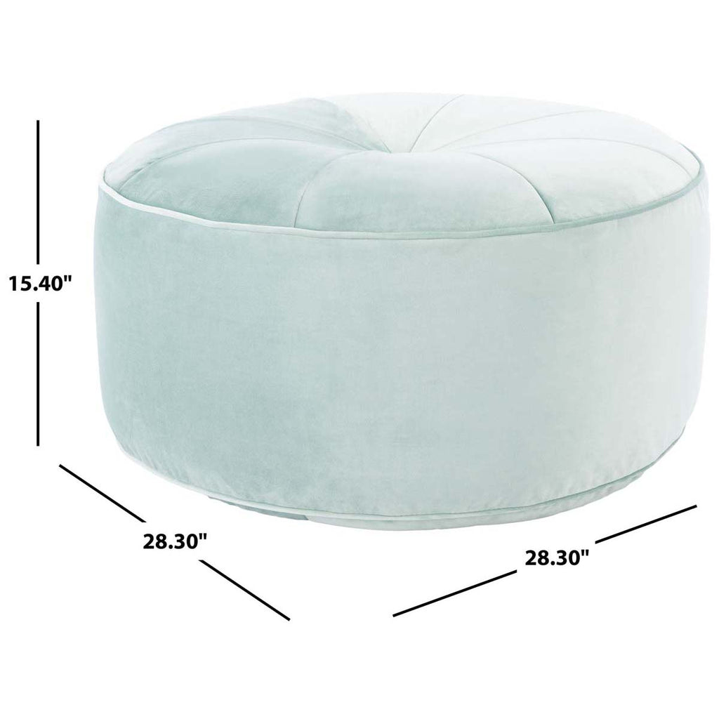 Safavieh Amais Round Ottoman - Mint