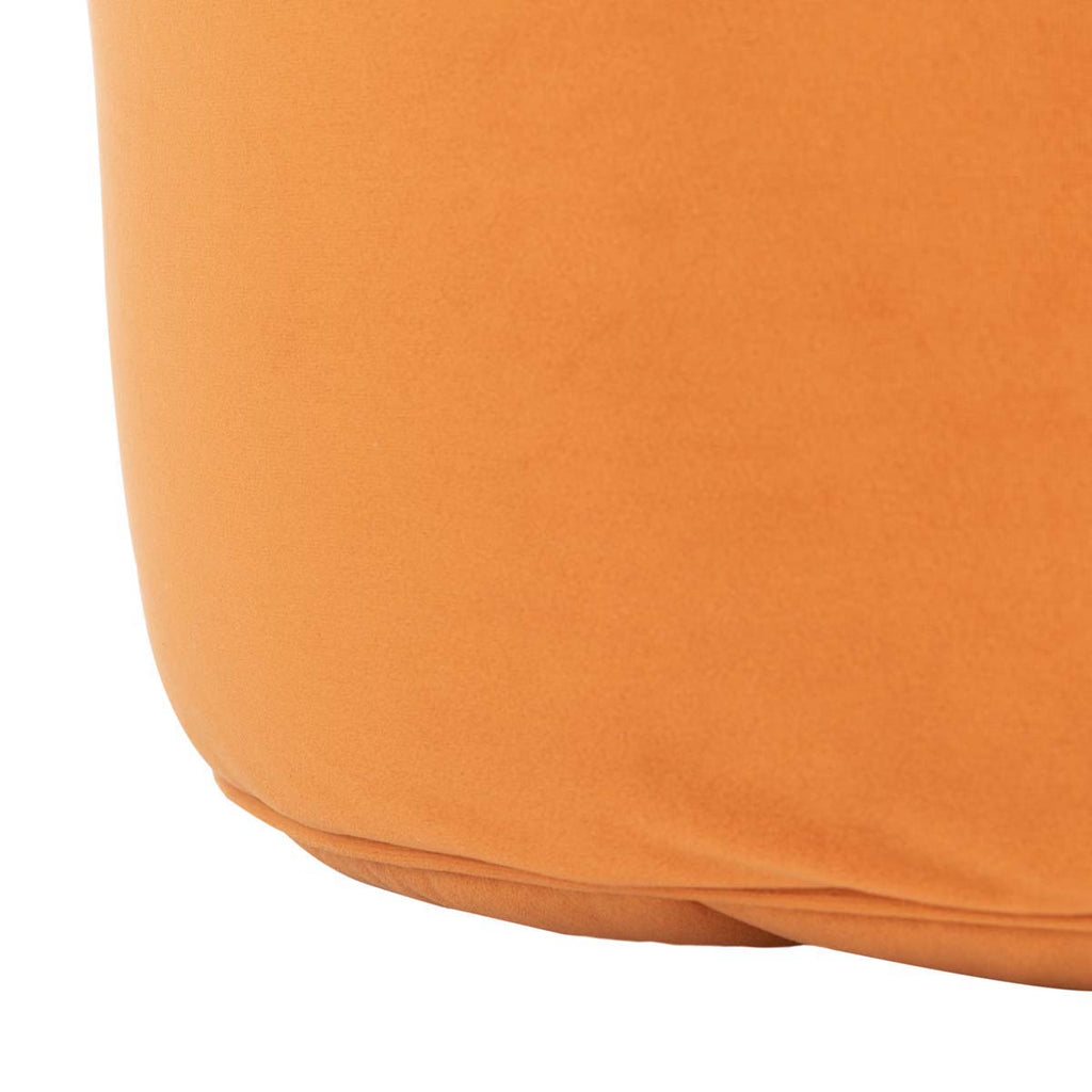 Safavieh Hawkem Cylinder Ottoman - Orange