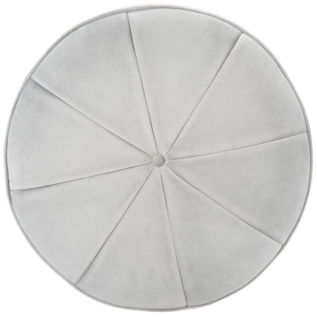Safavieh Hawkem Cylinder Ottoman - Light Grey