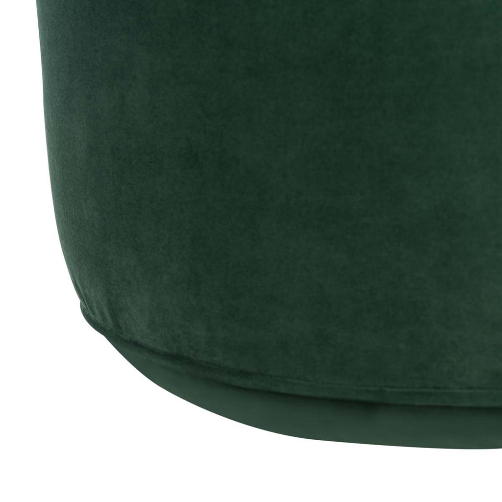 Safavieh Hawkem Cylinder Ottoman - Emerald