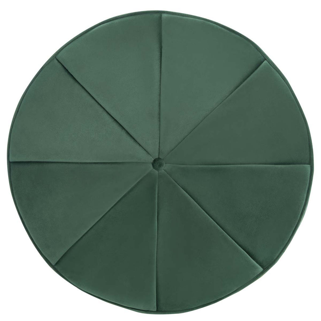 Safavieh Hawkem Cylinder Ottoman - Emerald