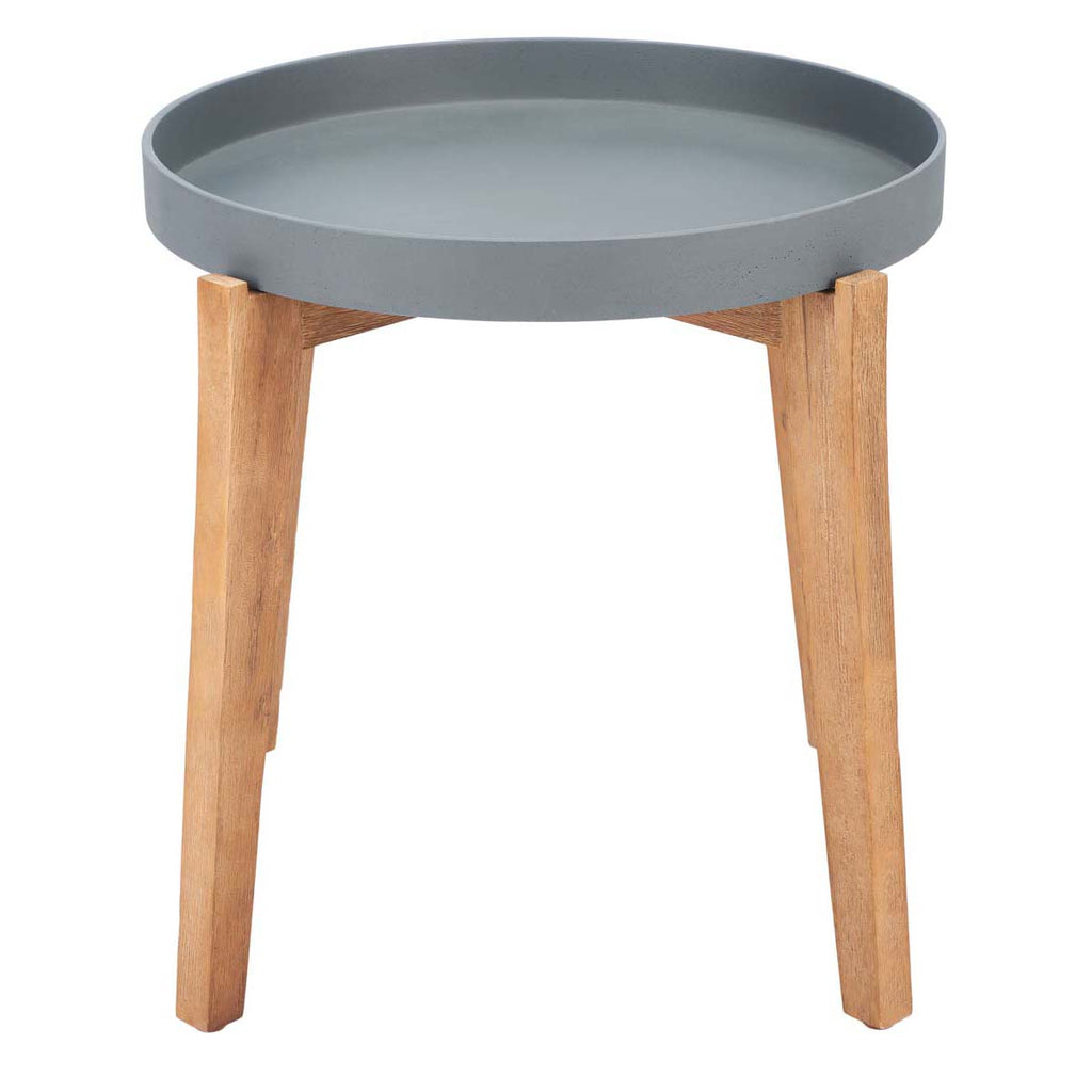 Safavieh Charlen Side Table-Natural/Grey