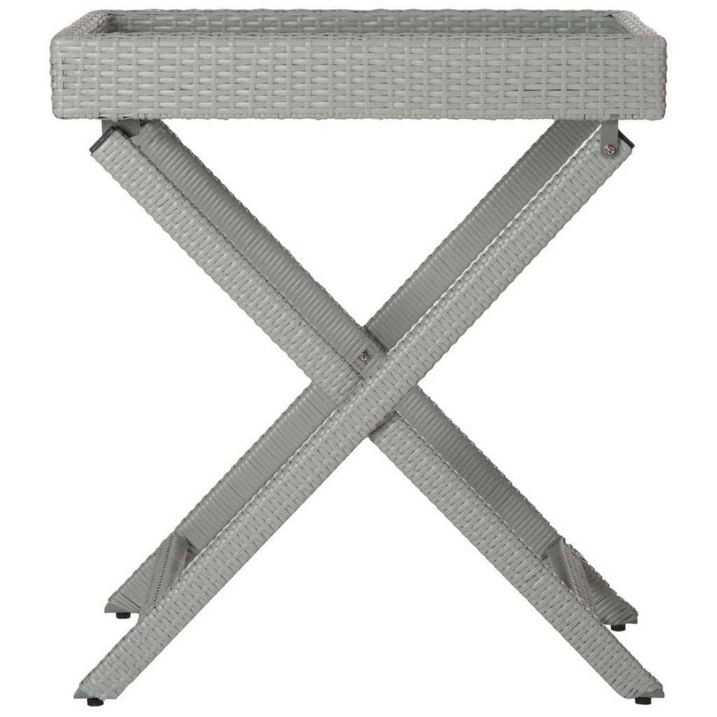 Safavieh Bardia Folding Tray Table  - Grey