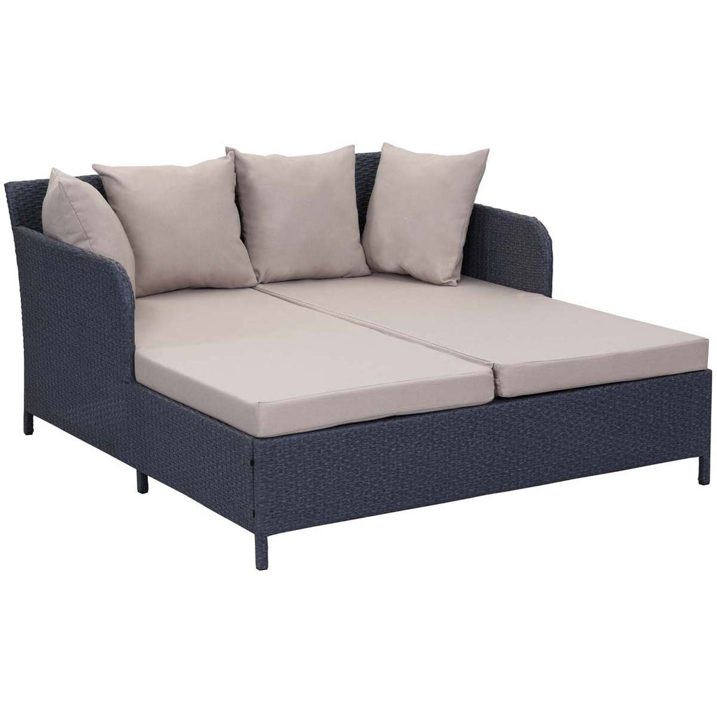 Safavieh August Daybed - Titanium/Sand