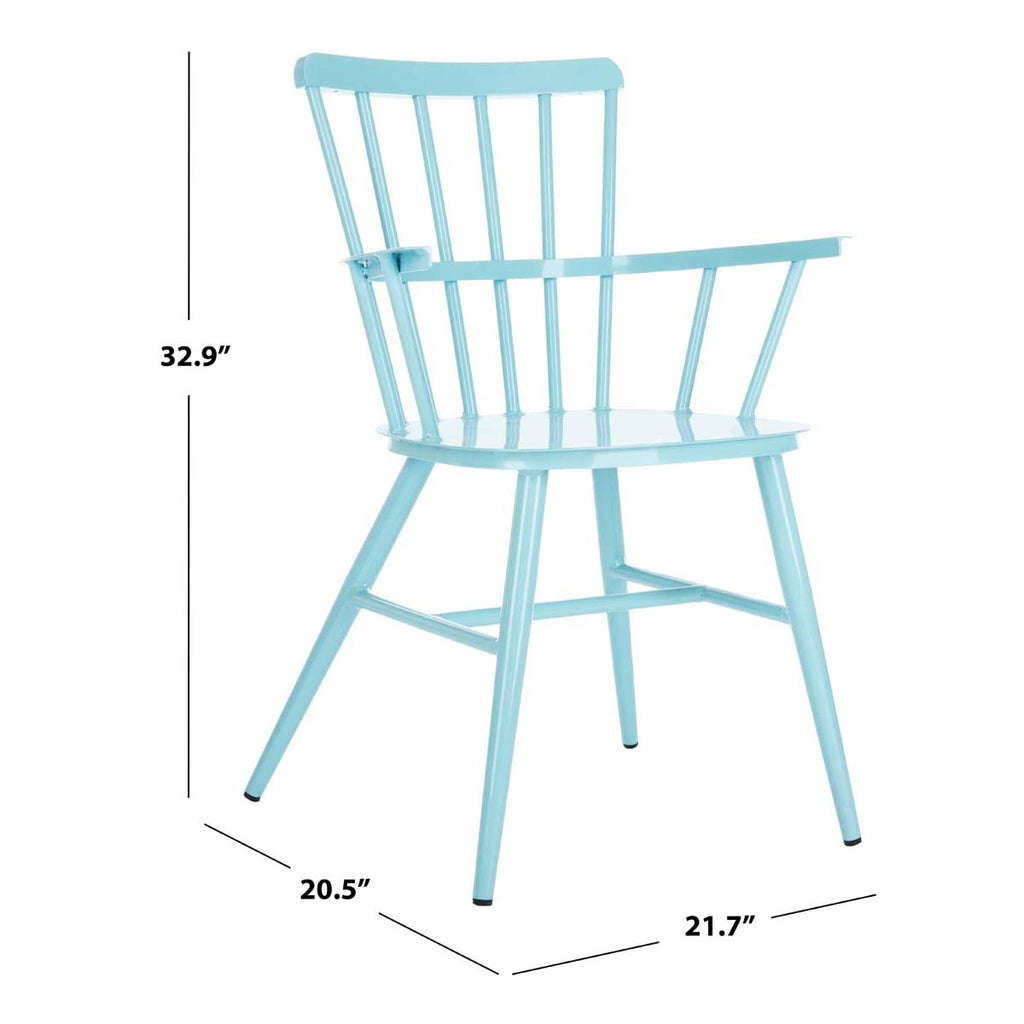 Safavieh Clifton Arm Chair - Baby Blue (Set of 2)