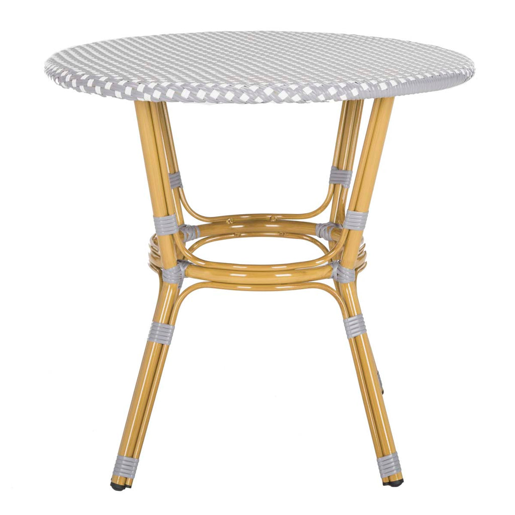 Safavieh Sidford Rattan Bistro Table - Grey/White