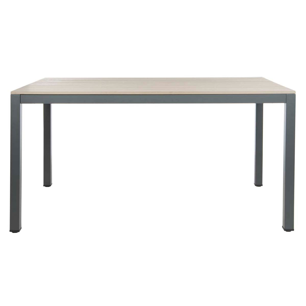 Safavieh Beldan Dining Table - Distressed Taupe