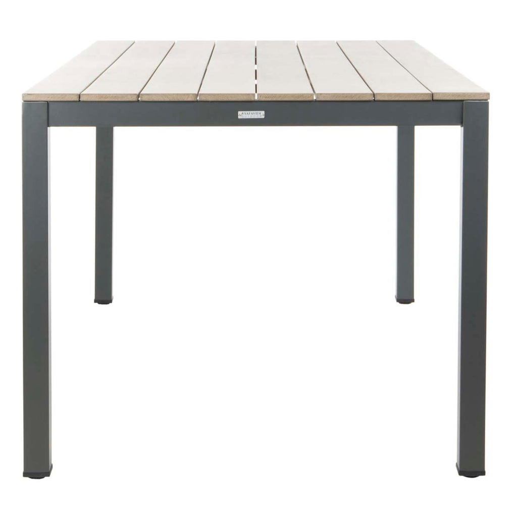 Safavieh Beldan Dining Table - Distressed Taupe