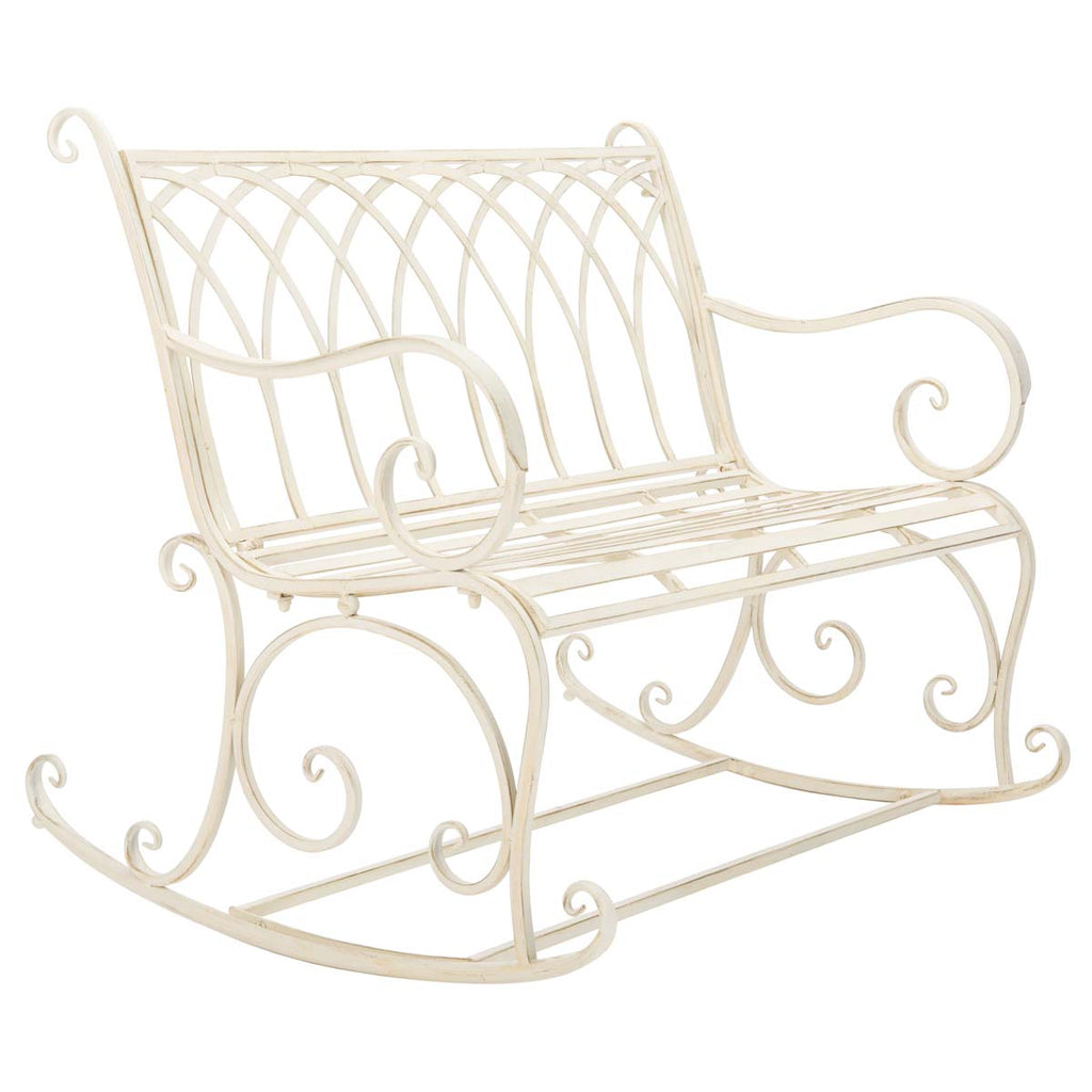 Safavieh Ressi Rock Bench - Pearl White
