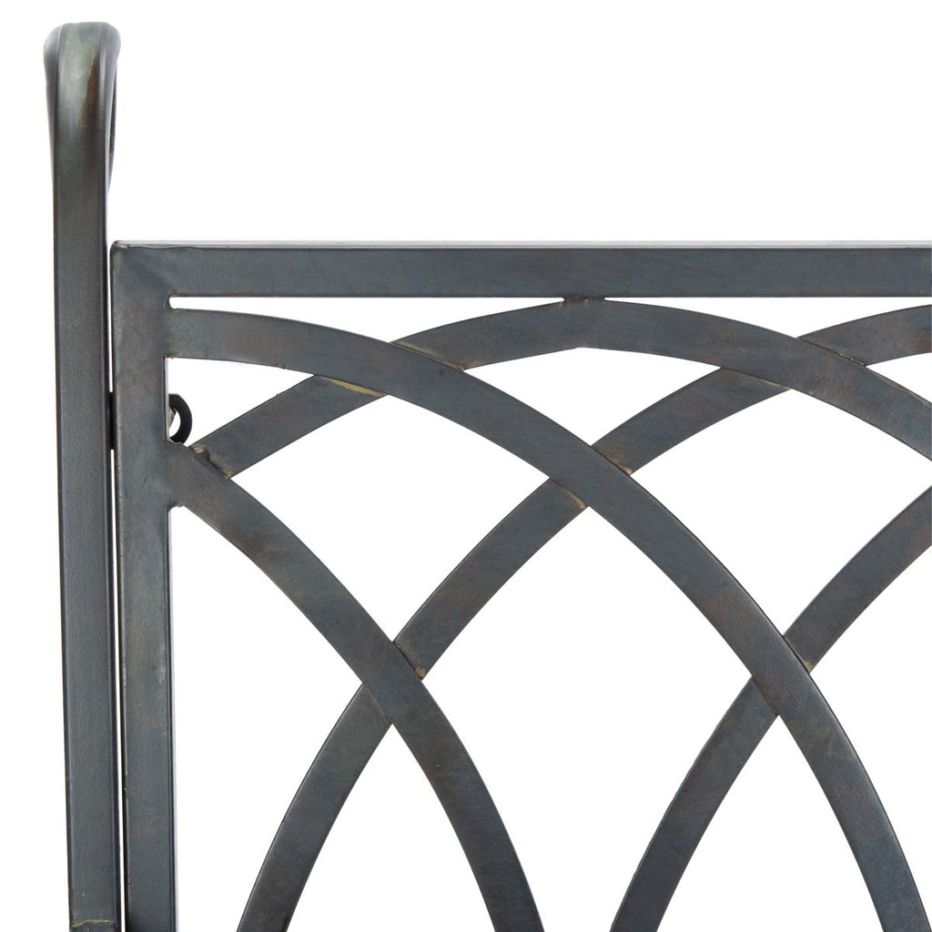 Safavieh Ressi Rock Bench - Black Rust