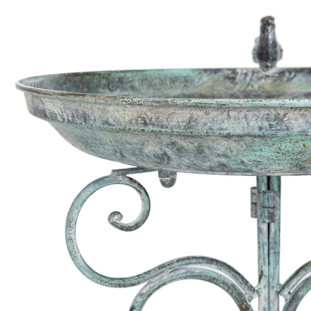 Safavieh Ashlan Bird Bath - Ant Dark Green