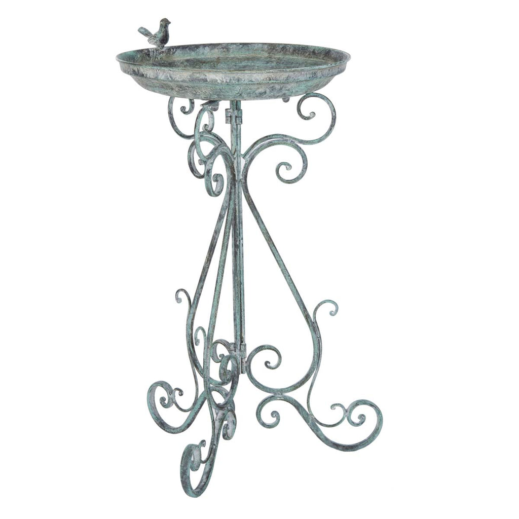 Safavieh Ashlan Bird Bath - Ant Dark Green