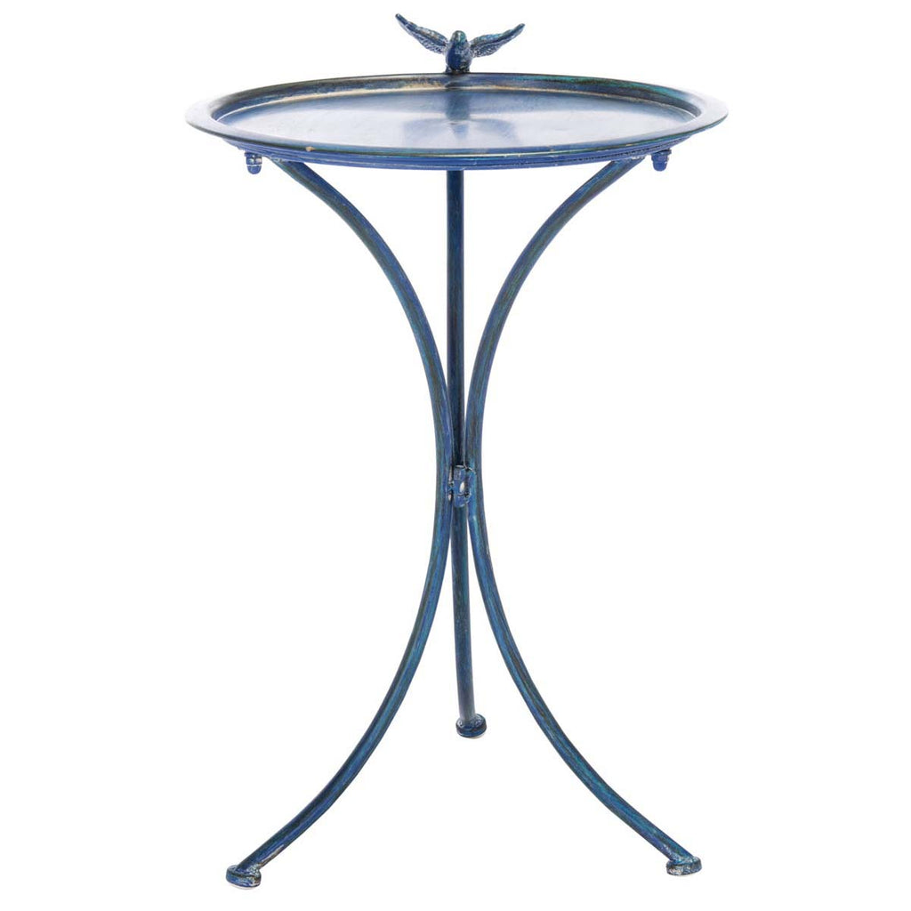 Safavieh Kensi Bird Bath - Mossy Blue