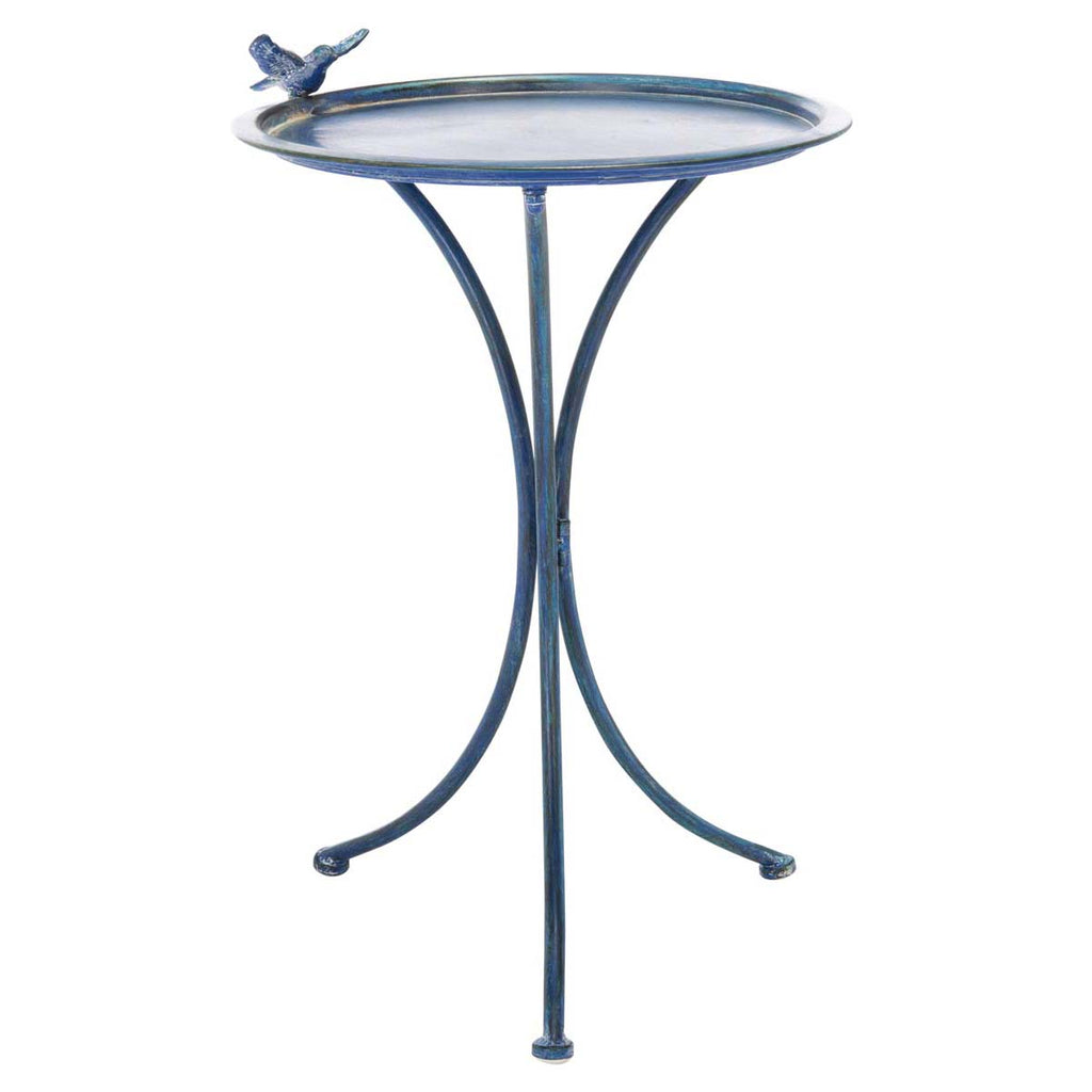 Safavieh Kensi Bird Bath - Mossy Blue