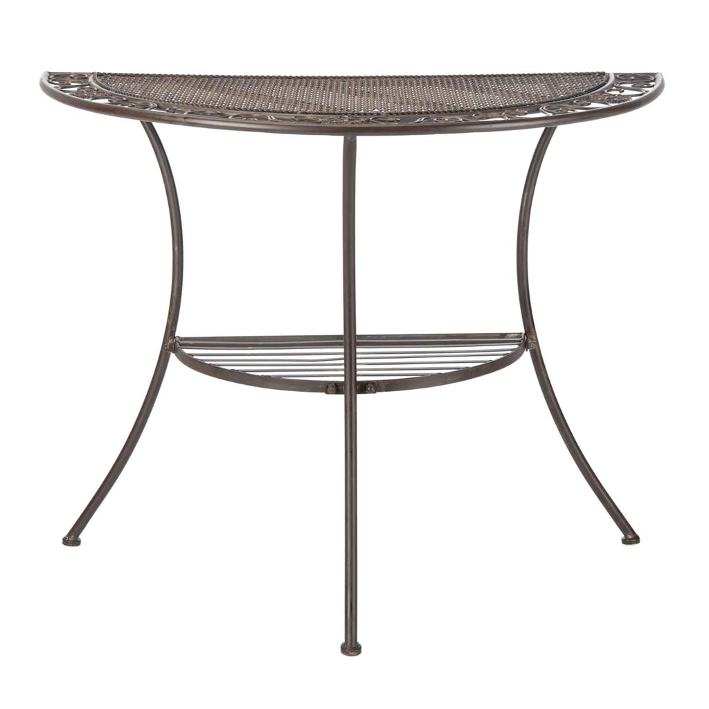 Safavieh Genson End Table - Unearthed Rust