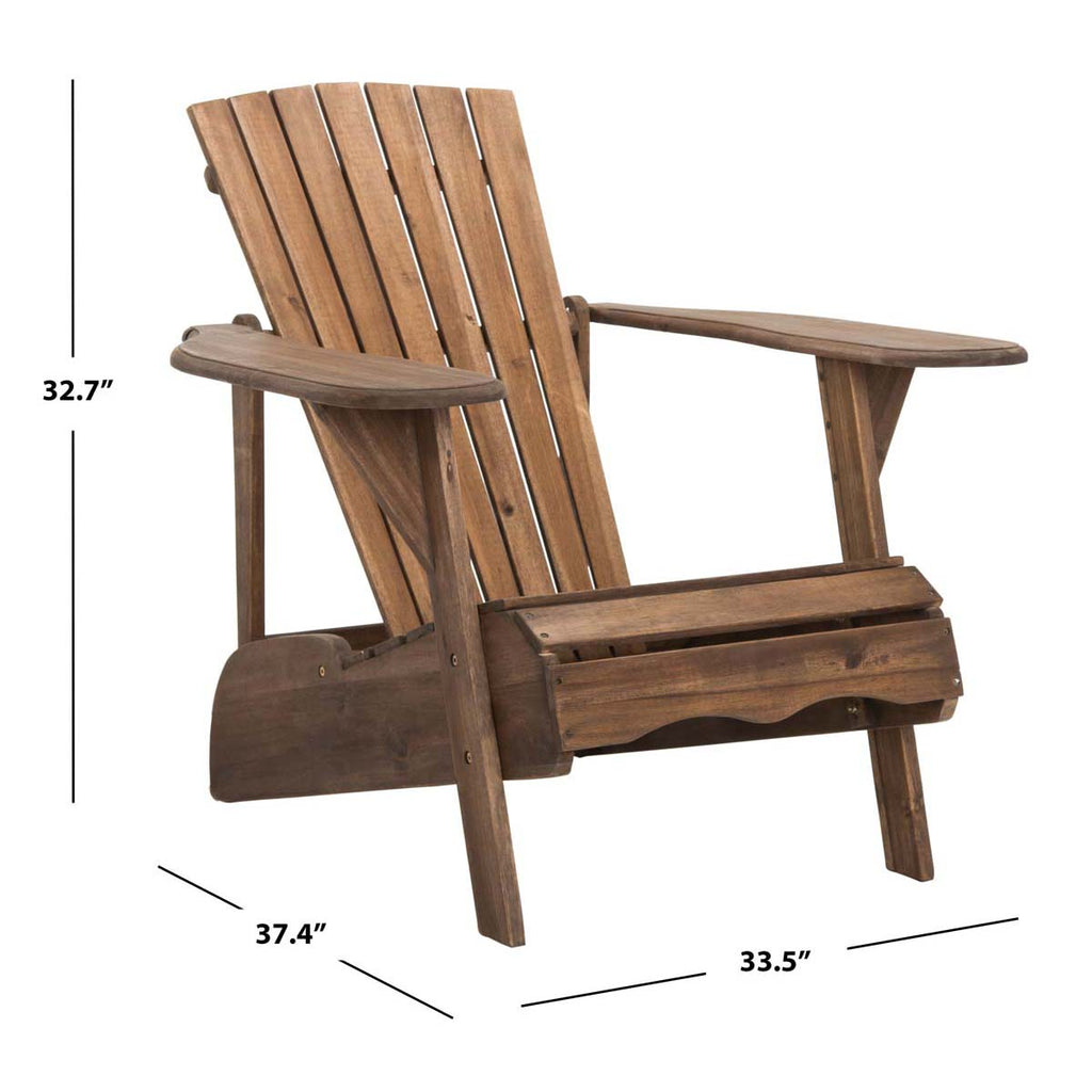 Safavieh Mopani Chair - Rustic Brown