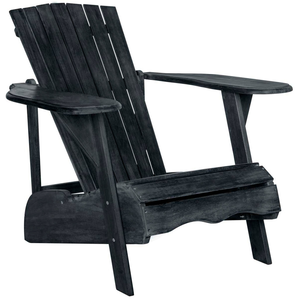 Safavieh Mopani Chair - Dark Slate Grey