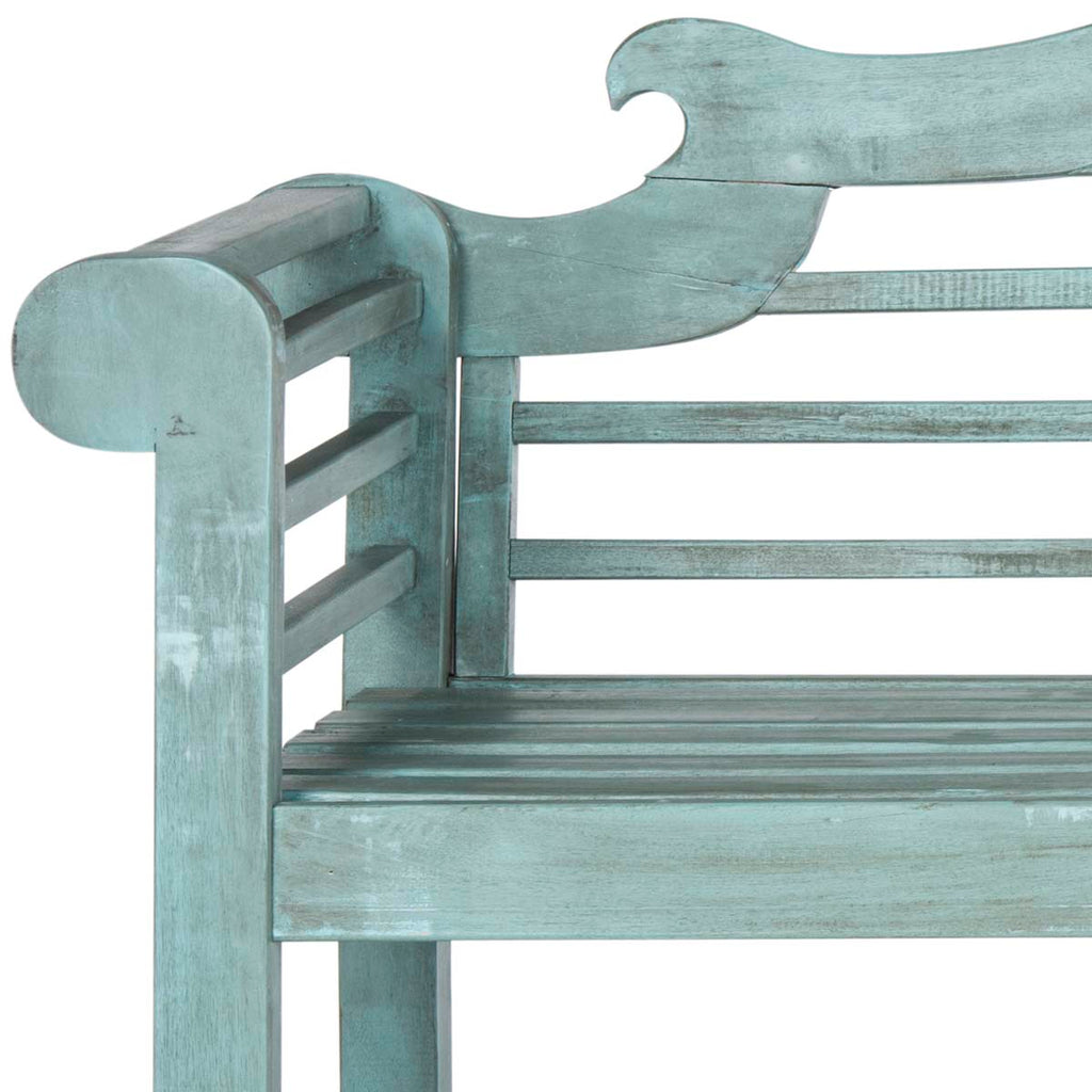 Safavieh Khara Bench - Beach House Blue