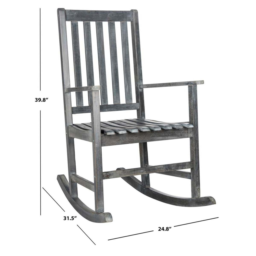 Safavieh Barstow Rocking Chair - Ash Grey