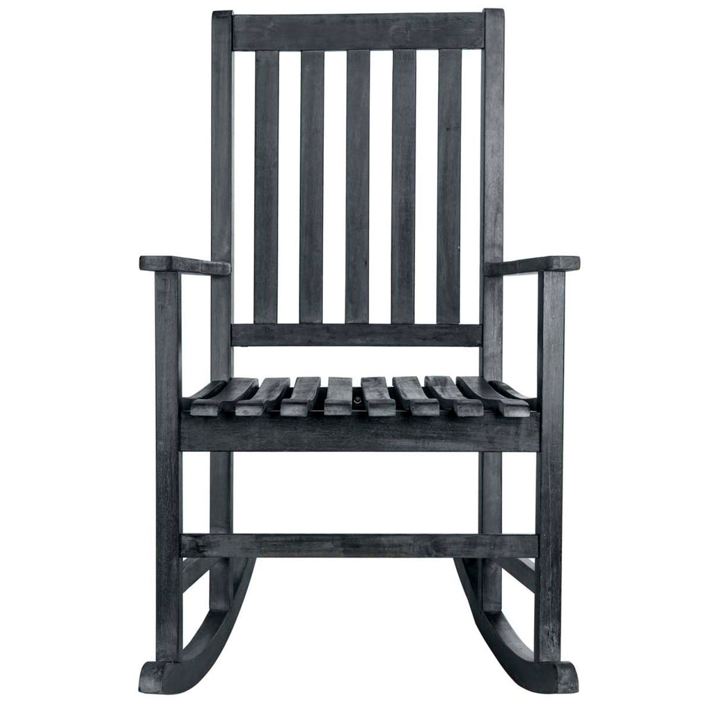 Safavieh Barstow Rocking Chair - Dark Slate Grey