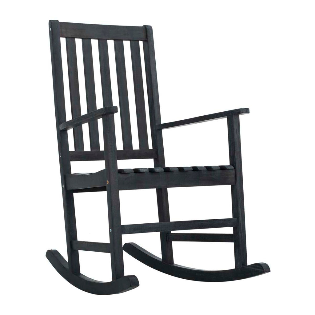 Safavieh Barstow Rocking Chair - Dark Slate Grey