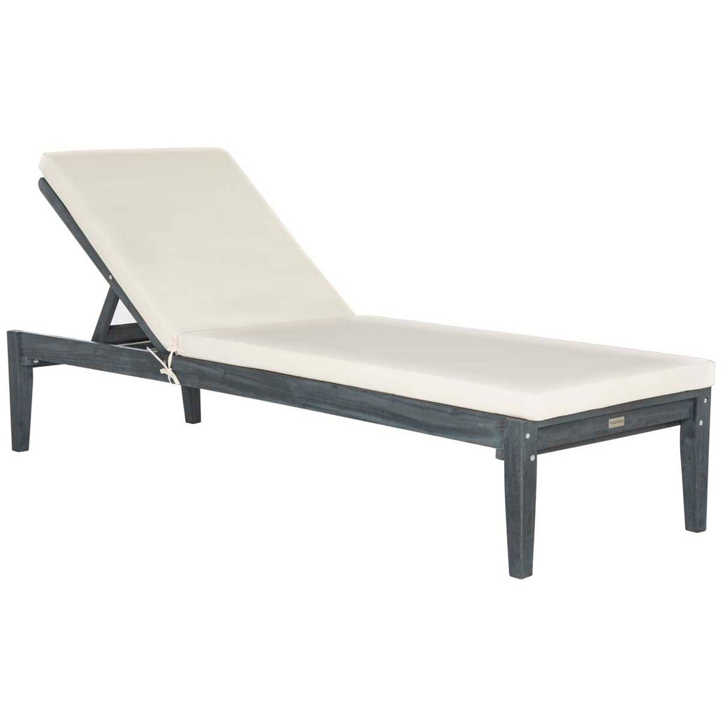 Safavieh Arcata Sunlounger - Ash Grey/Beige