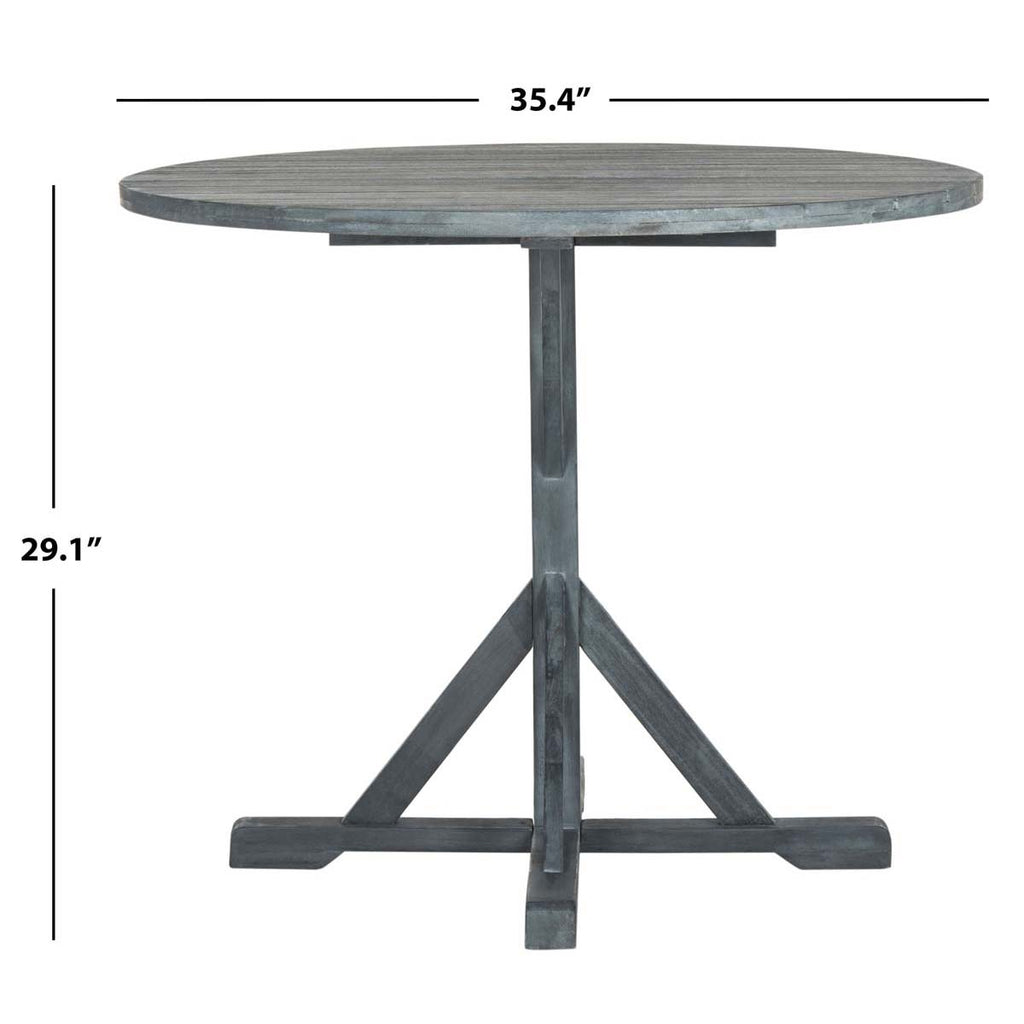 Safavieh Arcata Round Table - Ash Grey