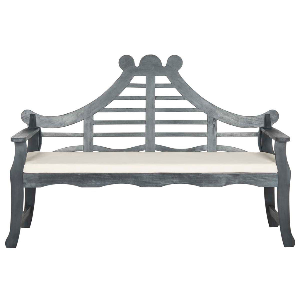 Safavieh Azusa Bench - Ash Grey/Beige