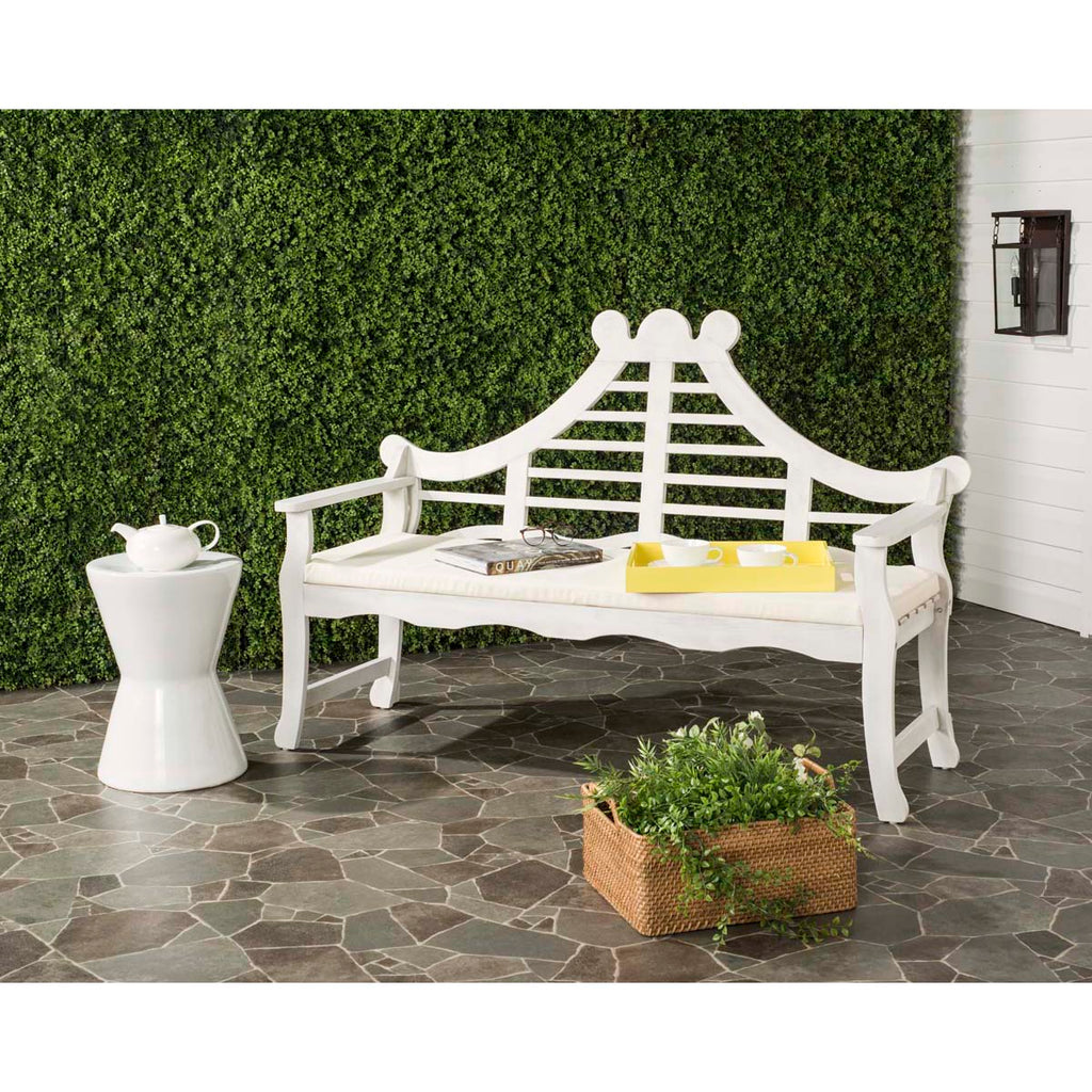 Safavieh Azusa Bench - Antique White