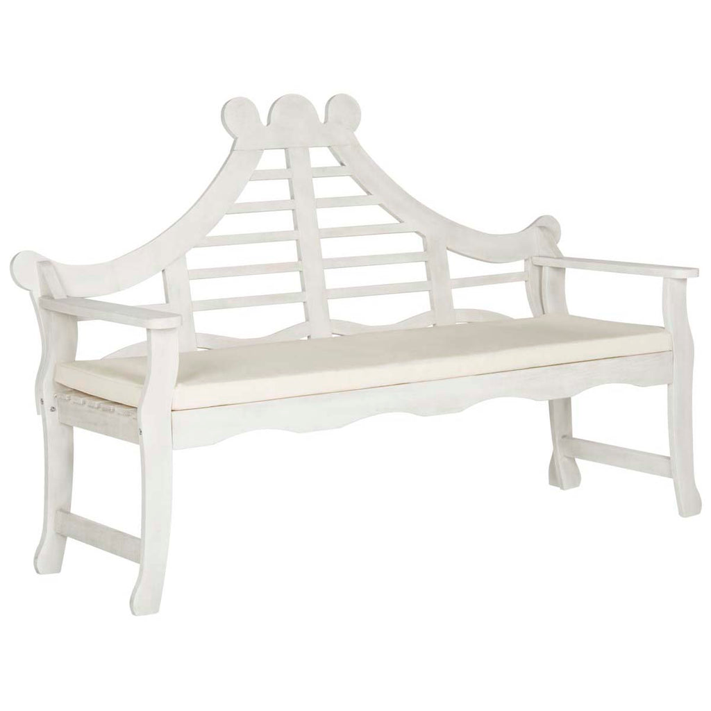 Safavieh Azusa Bench - Antique White