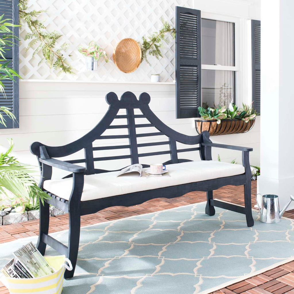 Safavieh Azusa Bench - Dark Slate Grey