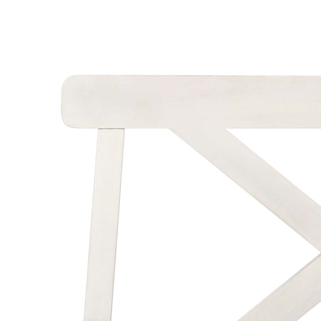 Safavieh Mayer 49.21-Inch W Outdoor Bench - White