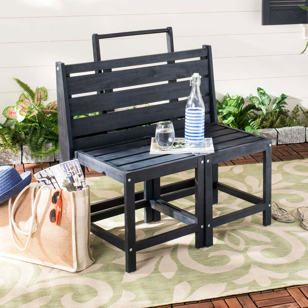 Safavieh Belamy Transformer Bench - Dark Slate Grey