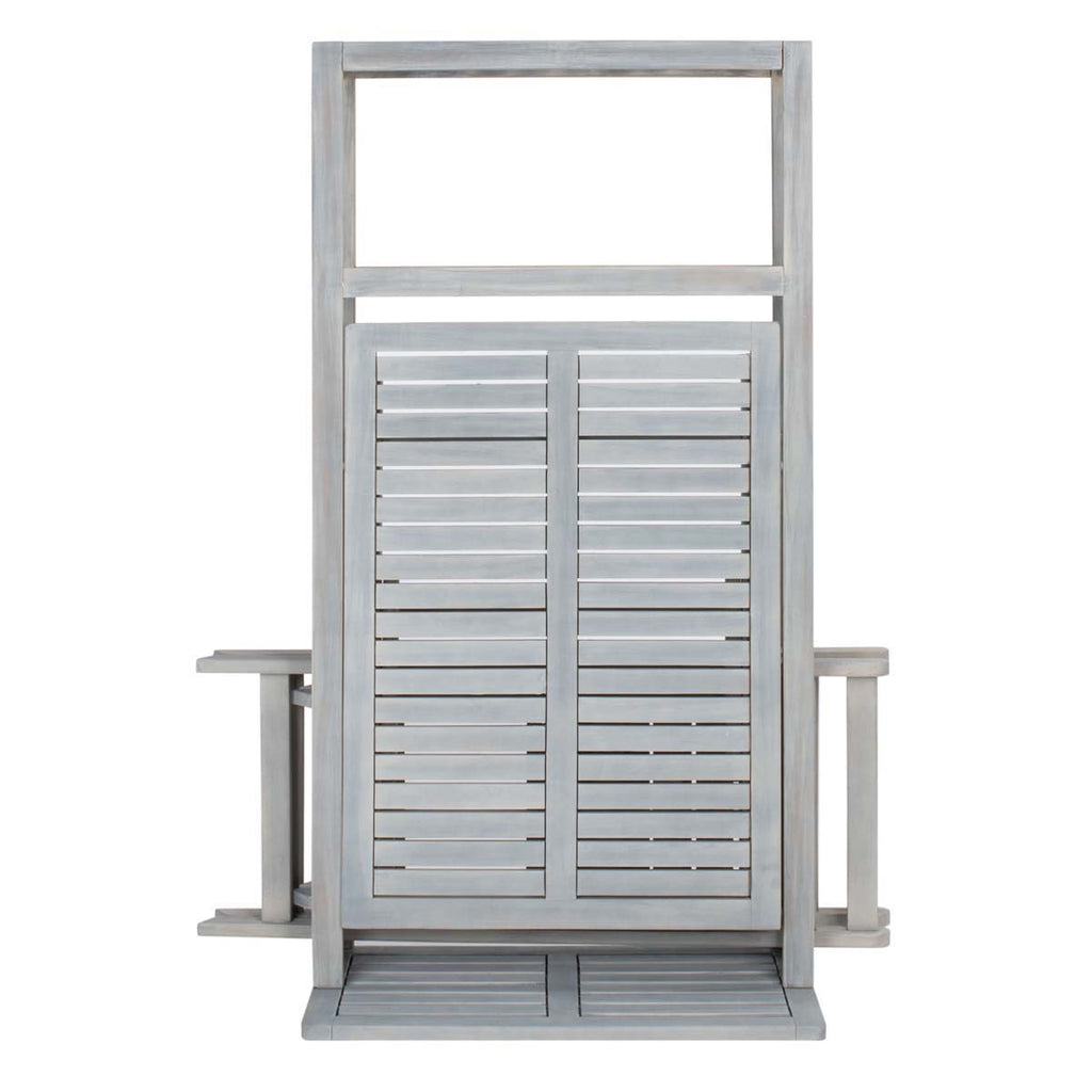 Safavieh Griffen Balcony Dining Cabinet - Ash Grey