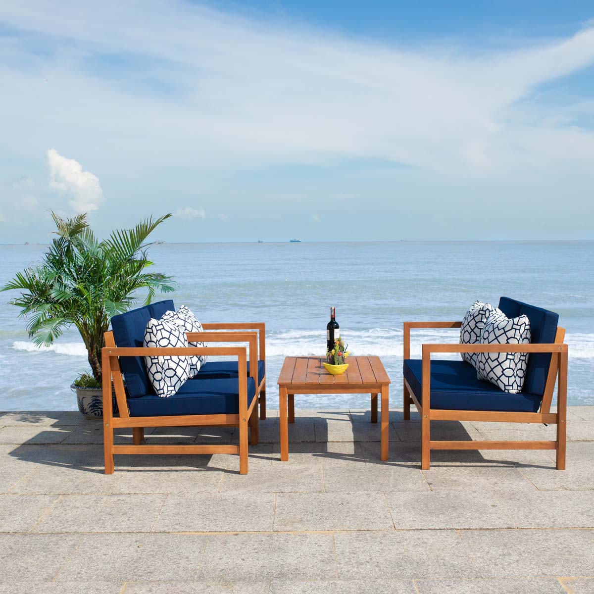 Safavieh outdoor living online montez 4 piece set