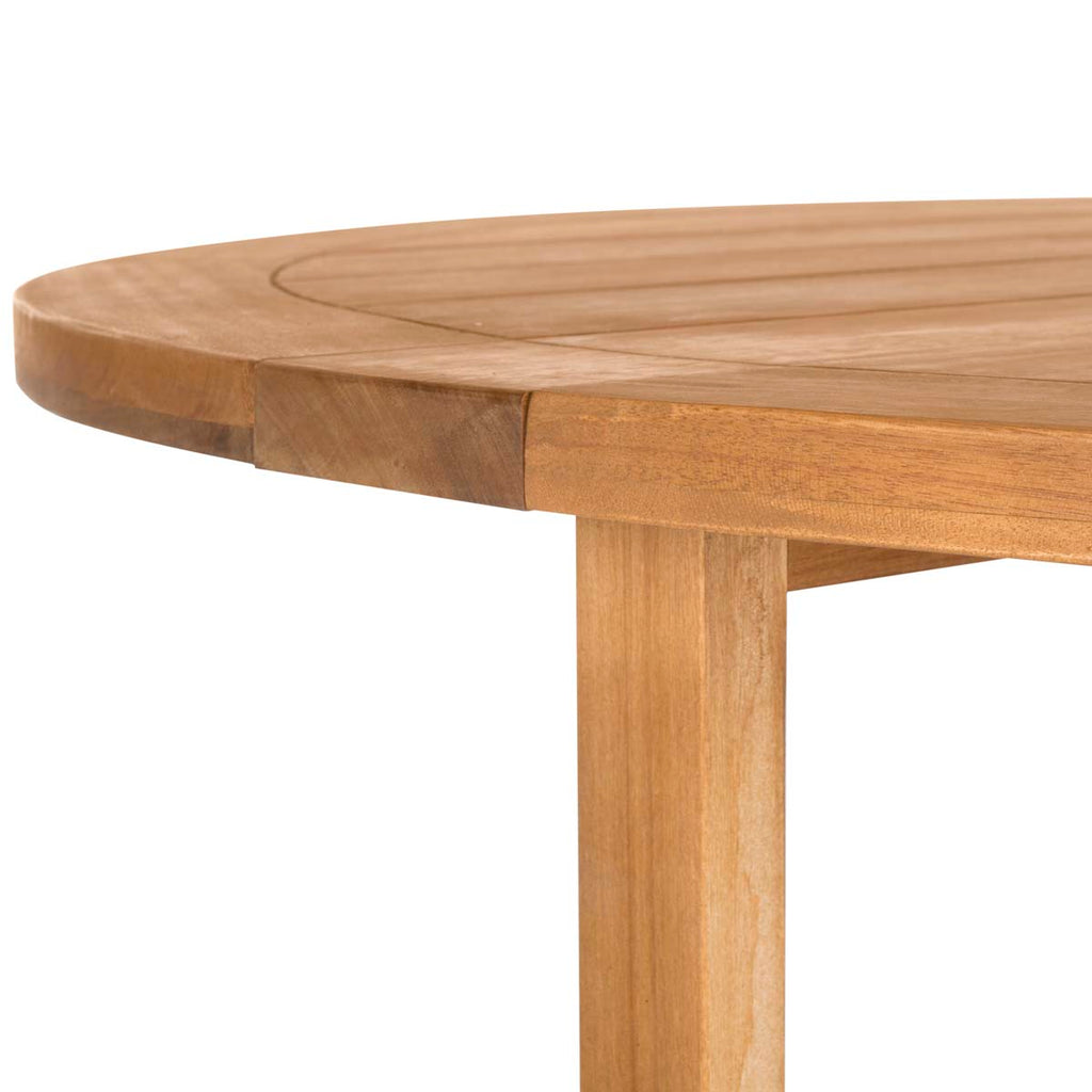 Safavieh Wales Round 47.24-Inch Dia Dining Table - Natural