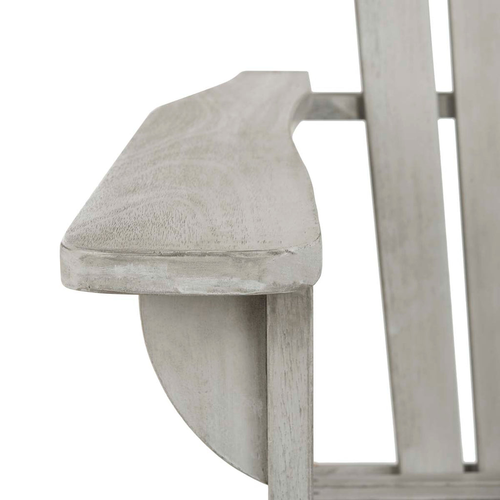 Safavieh Brizio Adirondack Rocking Chair - Grey Wash