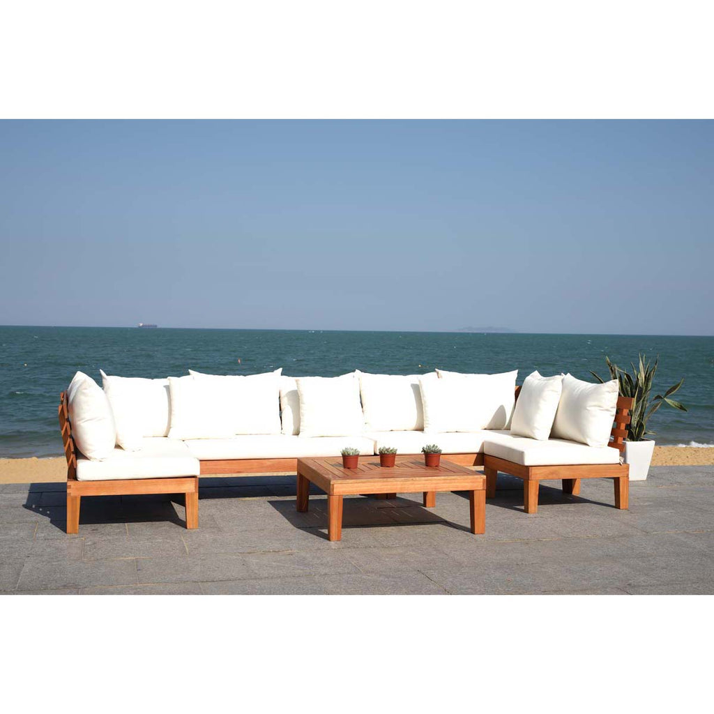 Safavieh Granton 5 Piece Living Set - Natural / Beige