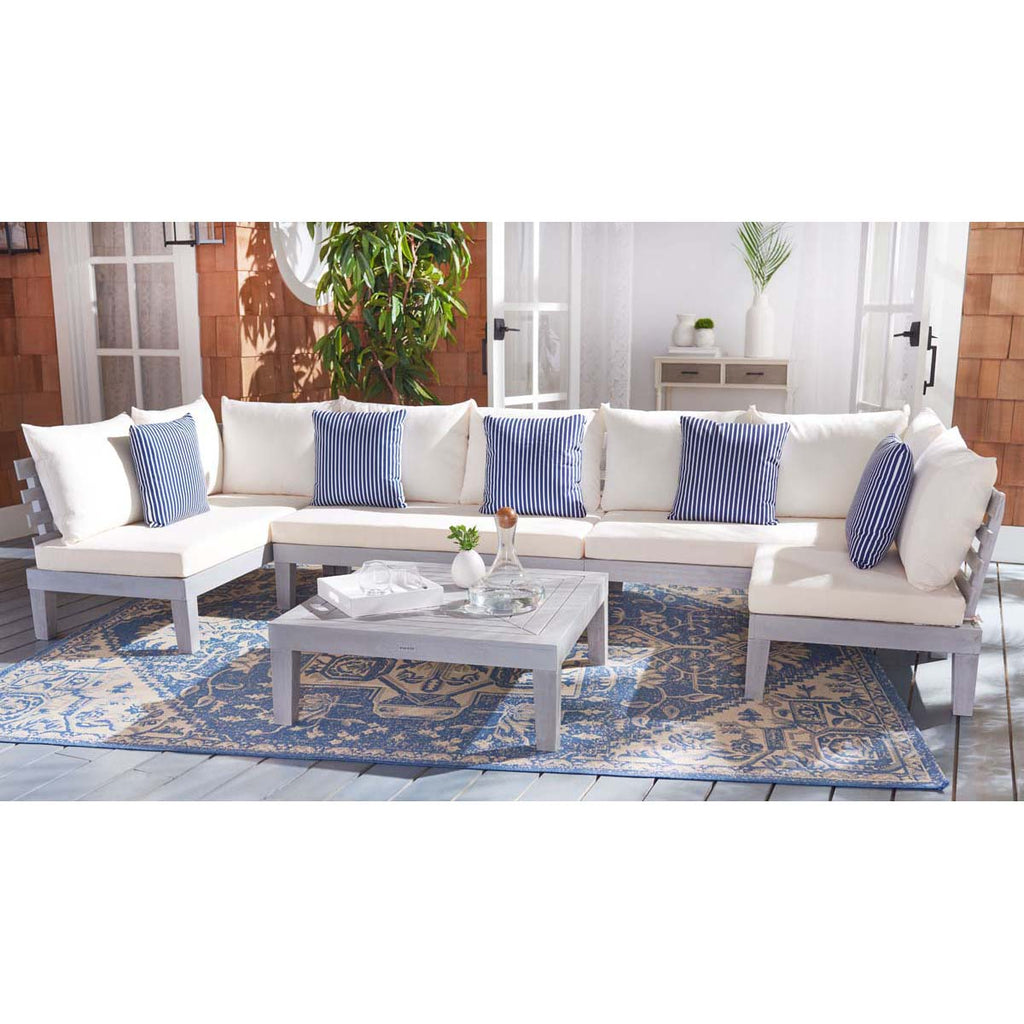 Safavieh Granton 5 Piece Living Set - Grey / Beige