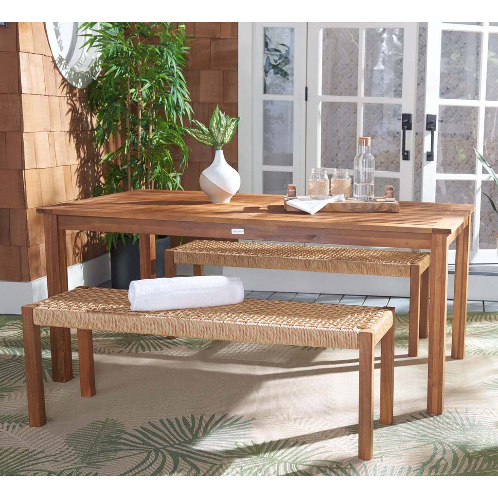 Safavieh Aquina Dining Set - Natural / Natural