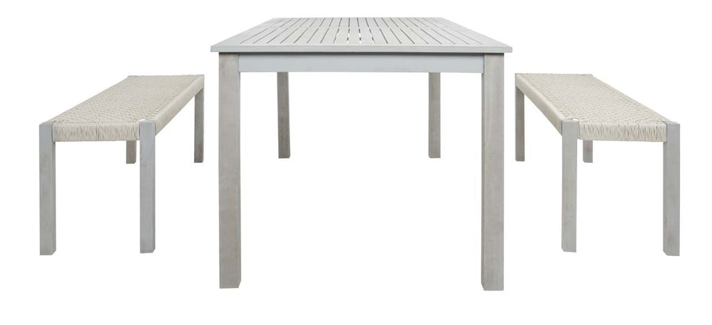 Safavieh Aquina Dining Set - Grey