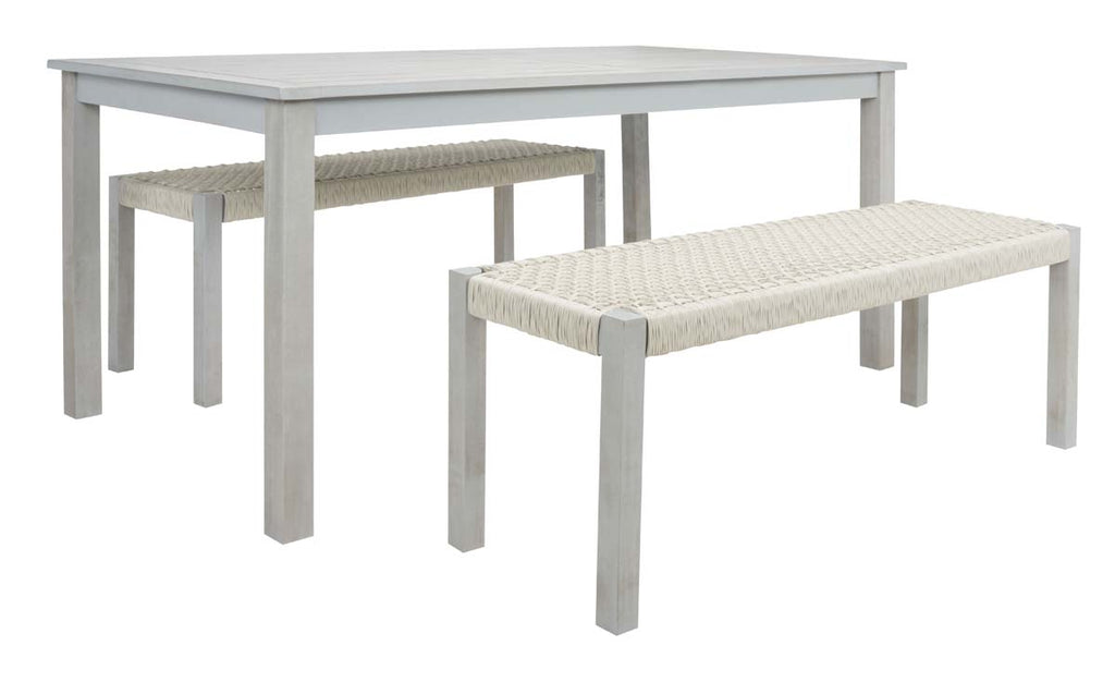 Safavieh Aquina Dining Set - Grey